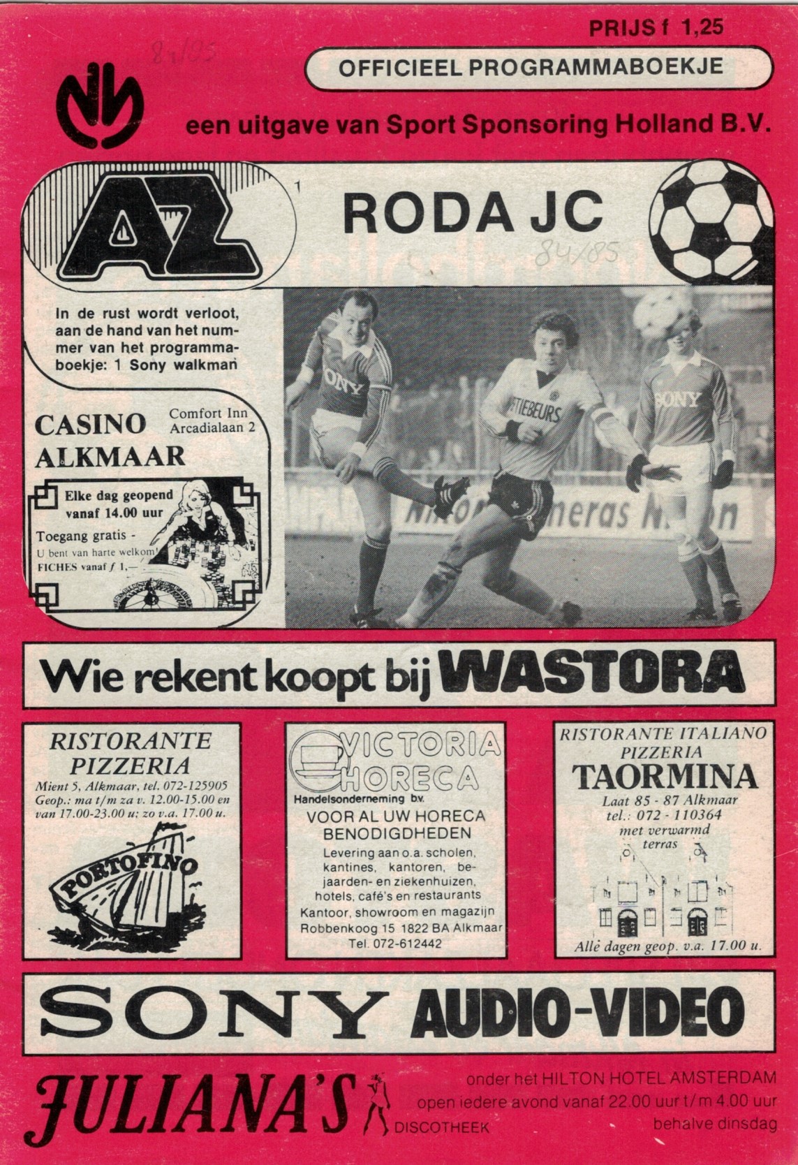 AZ Programma 27-mei-1985 Roda thuis
